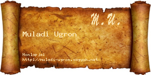 Muladi Ugron névjegykártya